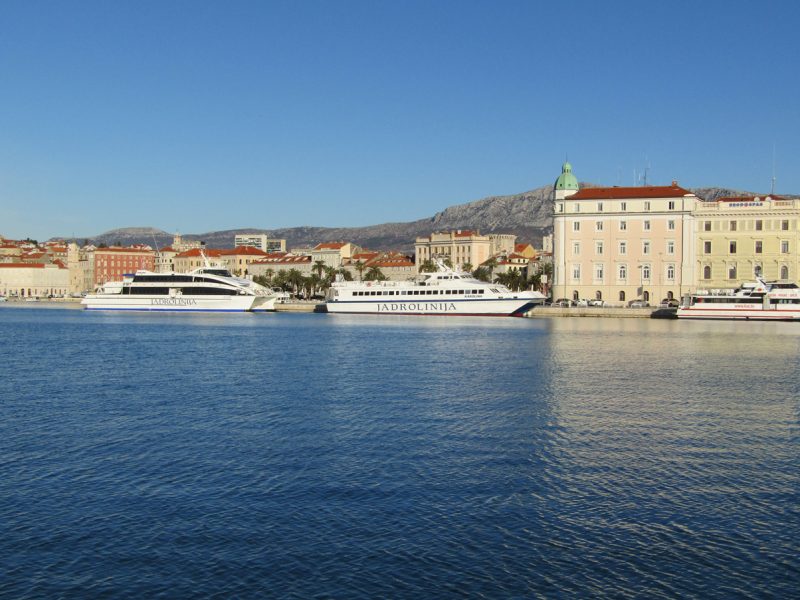 Jadrolinija catamarans and ferries provide ecellent connection between Dubrovnik and Split