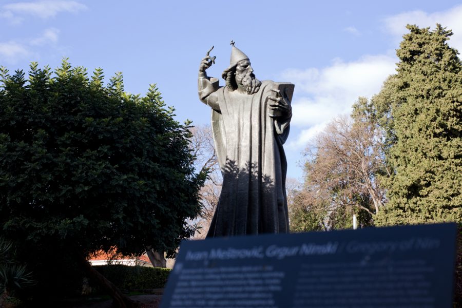 Statue of Gregory of Nin is one of the most visited places in Split