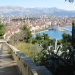 Marjan hill is overlooking beautiful Croatian town of Split