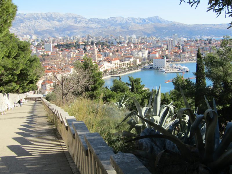 Marjan hill in Split is a huge park forest that offers stunning views