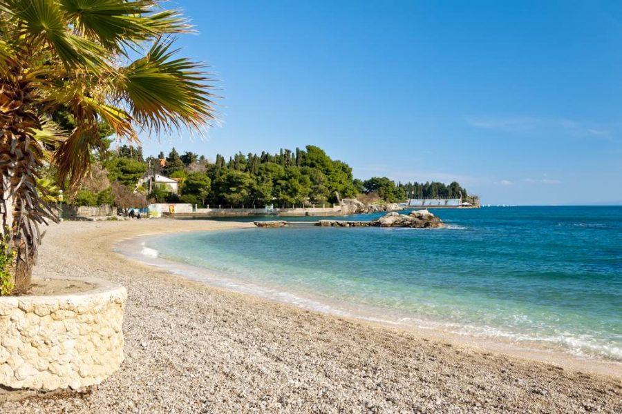 Kastelet is one of the nicest beaches in Split.