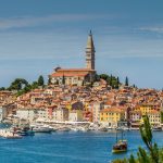 Ferry from Rovinj to Split is a great way of connecting two cities.